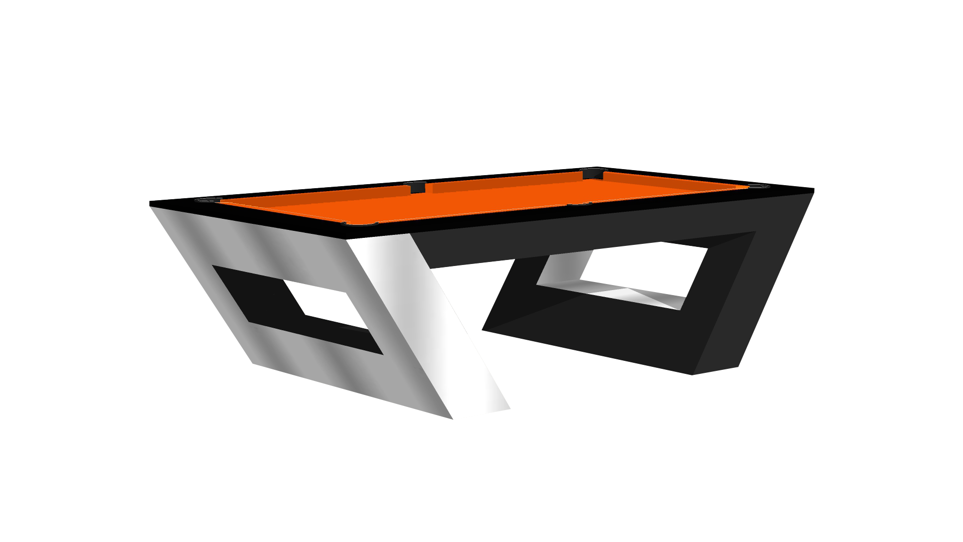 Rat Style Pool Table Raptor Modern Pool Table - Handcrafted Modern Pool Tables USA Made