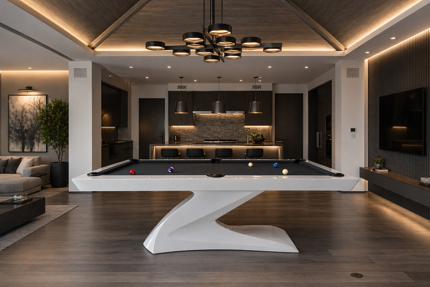 Z Modern Pool Table
