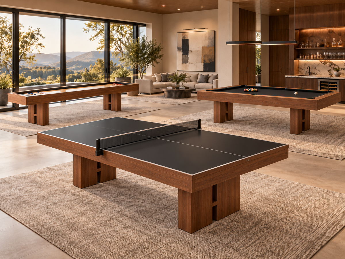 Naples Ping Pong Table - custom modern table tennis table, view 2
