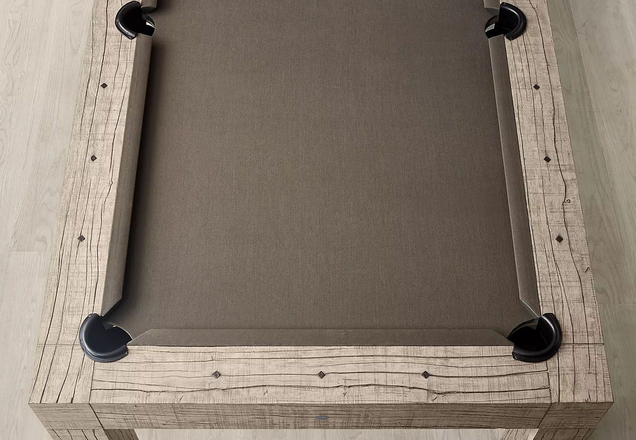Parsons Pool Table Rustic Grey